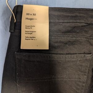 HUGO Men's Black Skinny Jeans